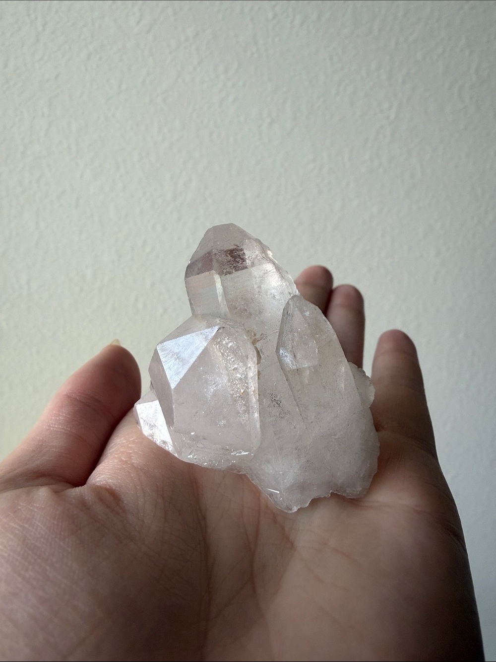 Source Unknown Clear Quartz Crystal Cluster - White/Clear